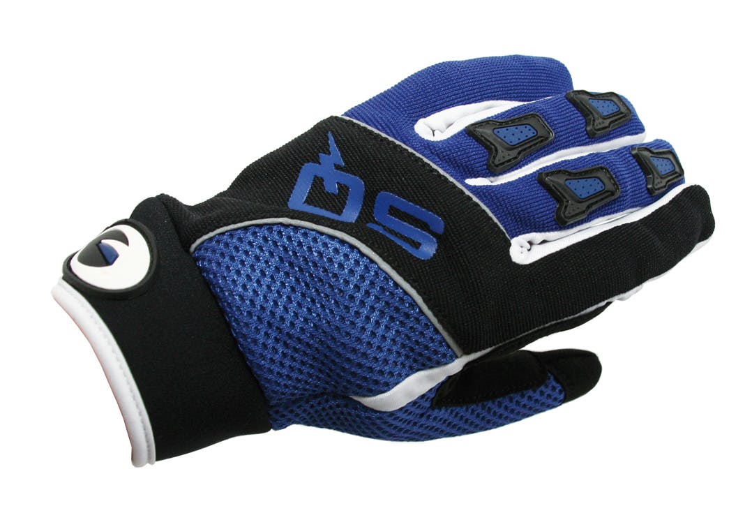 Handschuh MOTO MX  black/blue XL