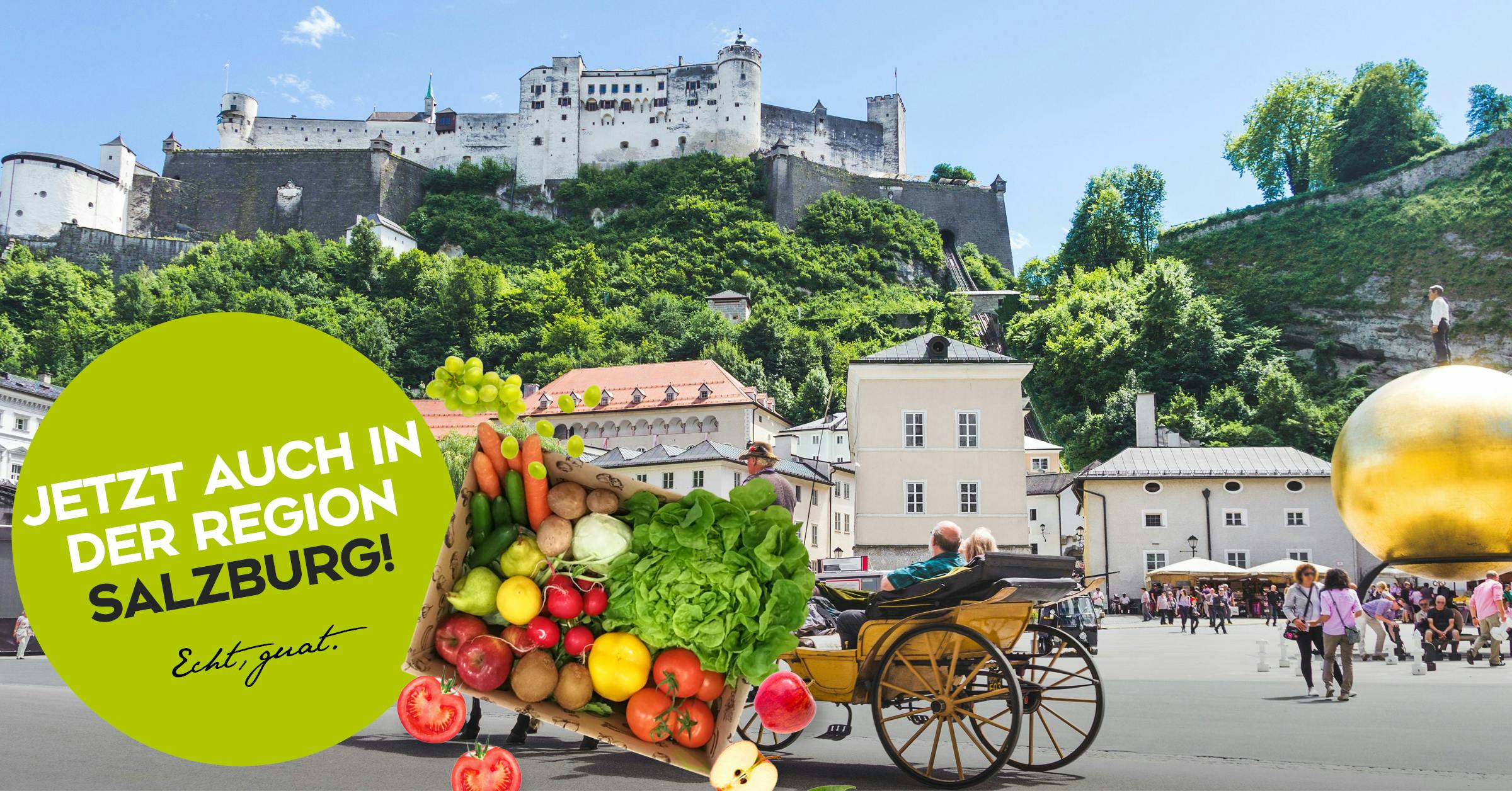 Bio Obst und Gemüse liefern lassen in Salzburg
