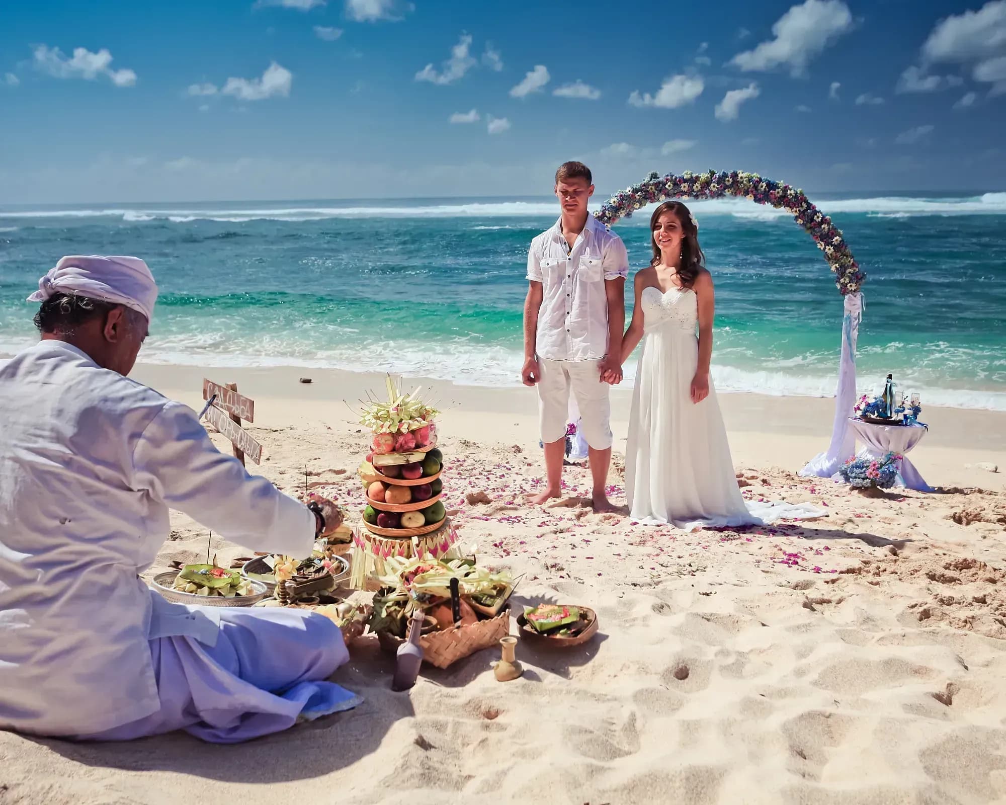 Bali Hochzeit Zeremonie